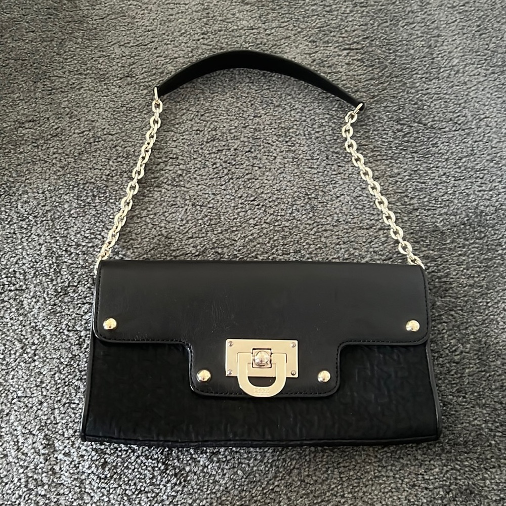 Dkny black shoulder bag